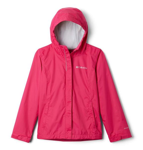 Columbia Arcadia Waterproof Jacket Girls Pink USA (US2117321)